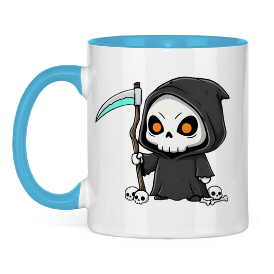 Tasse zweifarbig Reaper chibi serious look