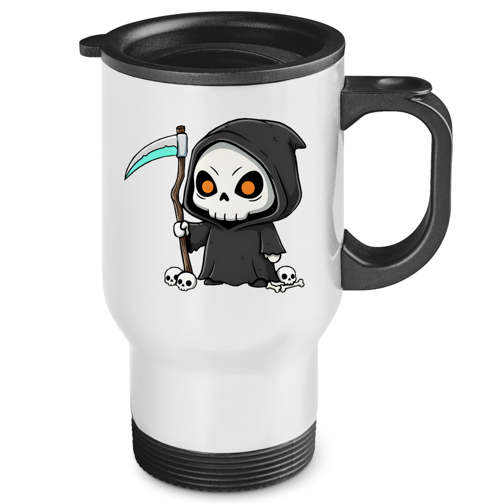 Edelstahl Thermobecher Reaper Chibi Kaffeebecher Isolierbecher Tasse Outdoor