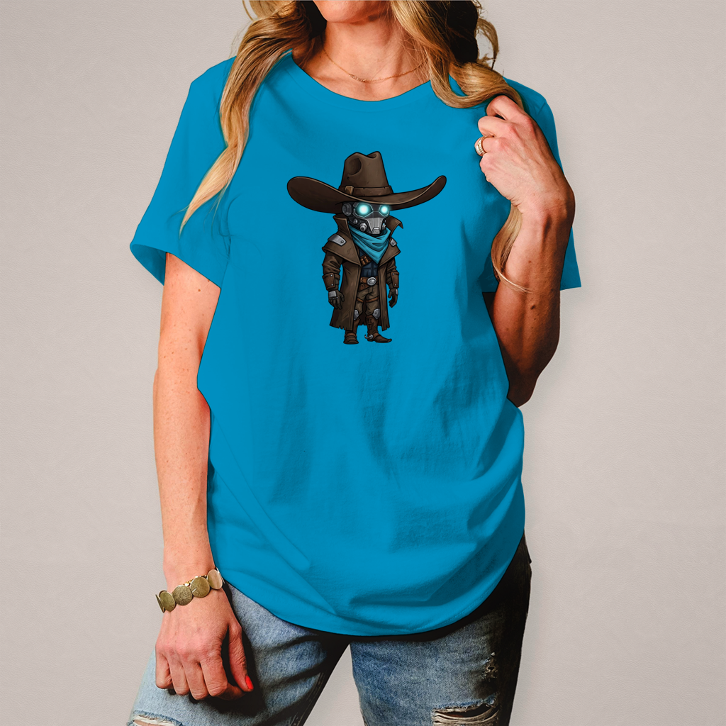 Damen T-Shirt Space Cowboy chibiki