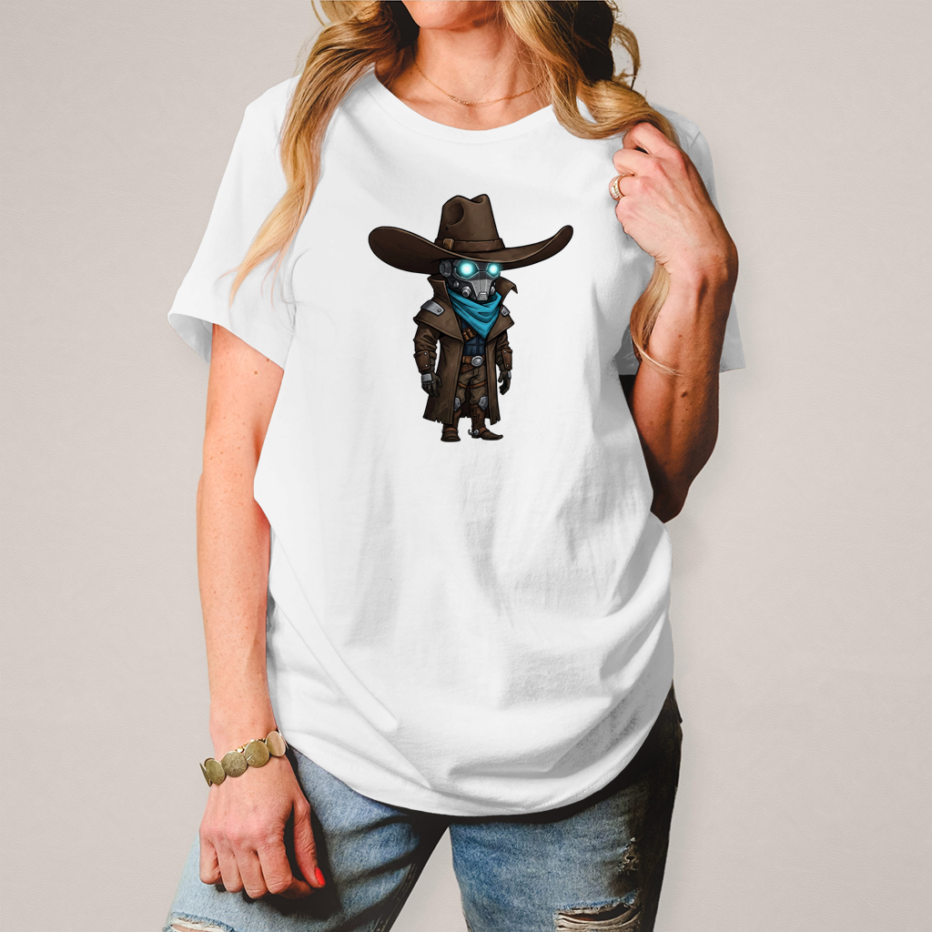 Damen T-Shirt Space Cowboy chibiki