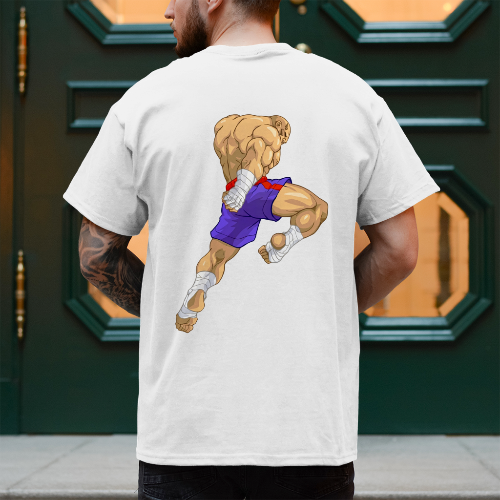Herren T-Shirt Sagat Muay Thai Kickboxen Kampfsport MMA Boxen Training Gym Sport