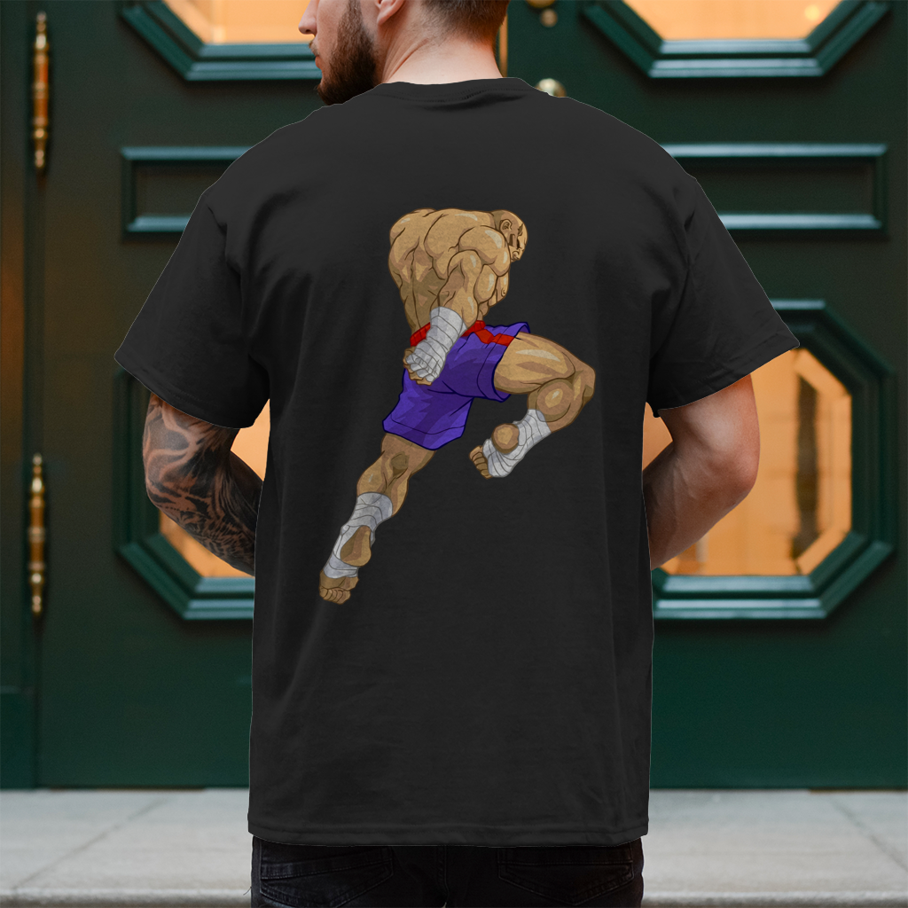 Herren T-Shirt Sagat Muay Thai Kickboxen Kampfsport MMA Boxen Training Gym Sport
