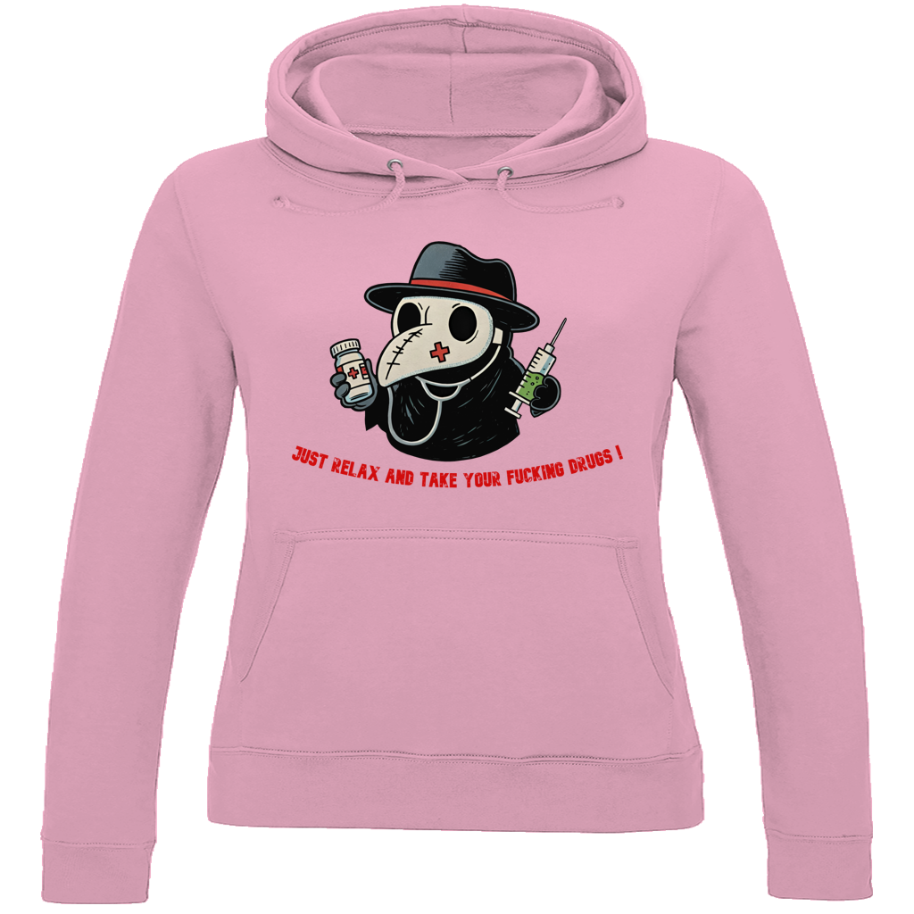 Damen Hoodie take your fucking meds