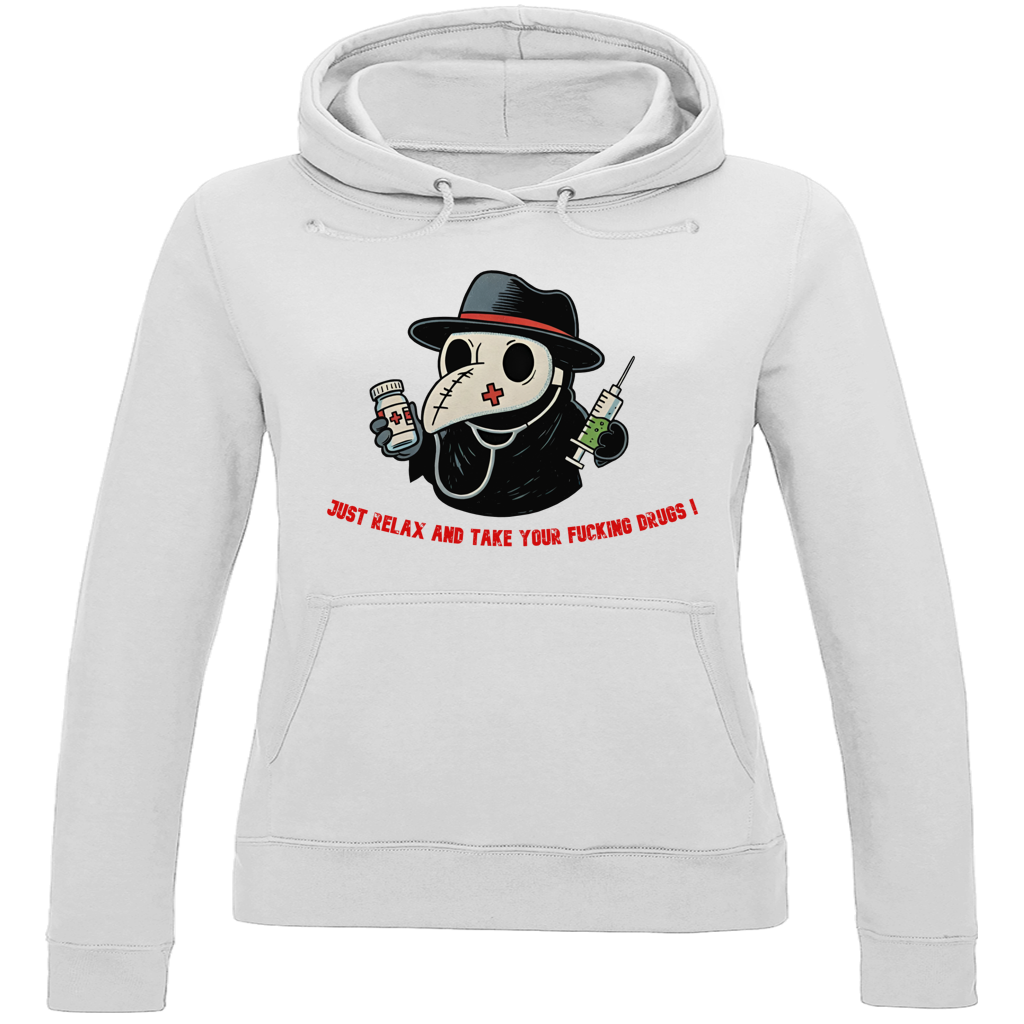 Damen Hoodie take your fucking meds