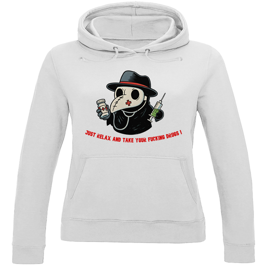 Damen Hoodie take your fucking meds