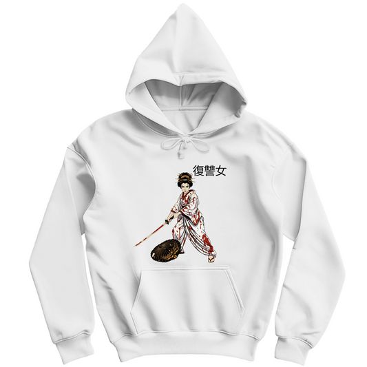 Herren Hoodie Woman of Vengeance - Blut - Rache - Blood - Japan - Kunoichi