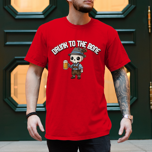 Herren T-Shirt Drunk to the bone - Oktoberfest Wiesn 2026