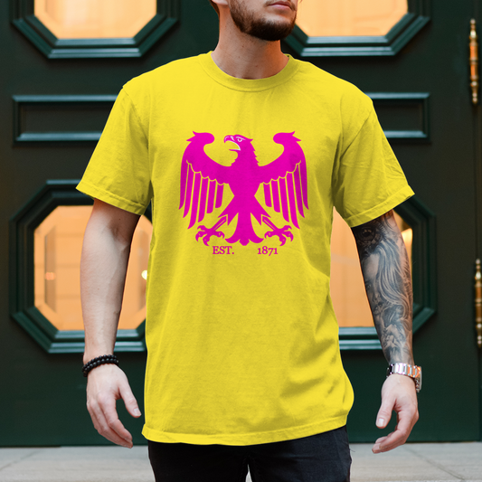 Herren T-Shirt Adler Pink Est. 1871 Germany