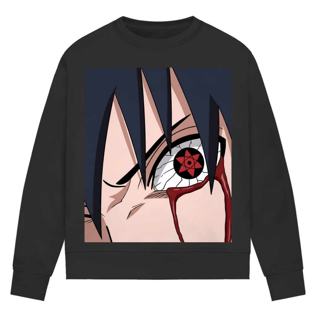 Damen Premium Bio Sweatshirt Amaterasu Uchiha Bloodline