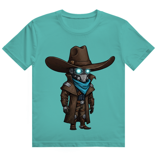 Herren Heavy Cotton T-Shirt Space Cowboy chibiki