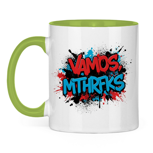 Tasse zweifarbig VAMOS MTHRFKS