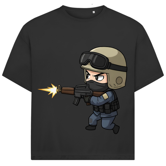 Jack and Jones Oversize T-Shirt Special Forces CSGO Chibiki Counter Strike