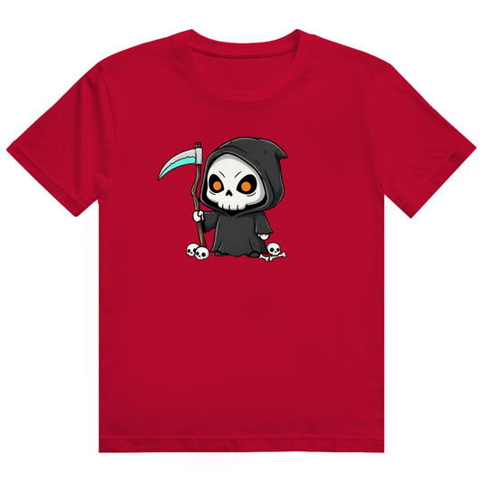 Herren Heavy Cotton T-Shirt Reaper chibi serious look