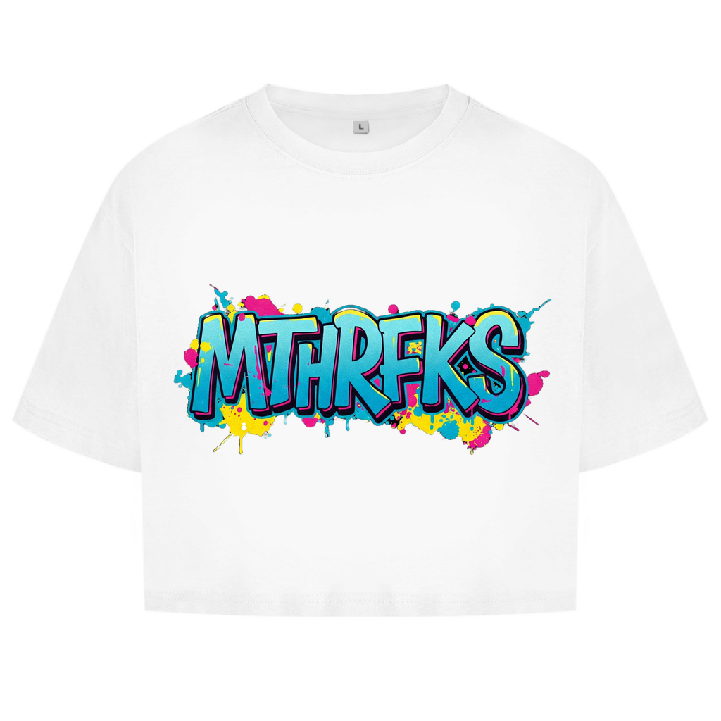 Damen Oversize Crop Top MTHRFKS