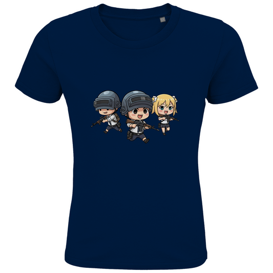 Kids Premium Organic T-Shirt Battle Royal PUBG Chibiki