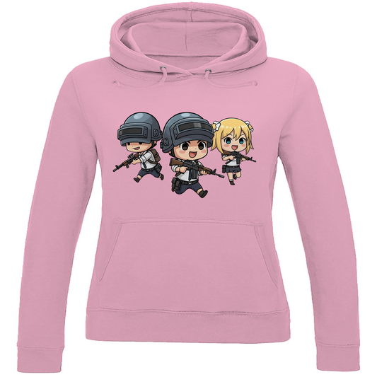Damen Hoodie Battle Royal PUBG Chibiki