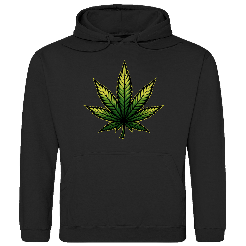 Herren Hoodie Cannabis Logo