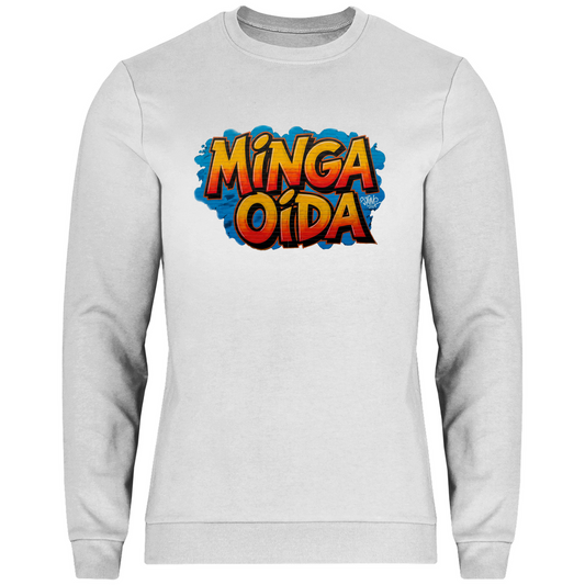 Herren Sweatshirt Minga Oida Grafitti