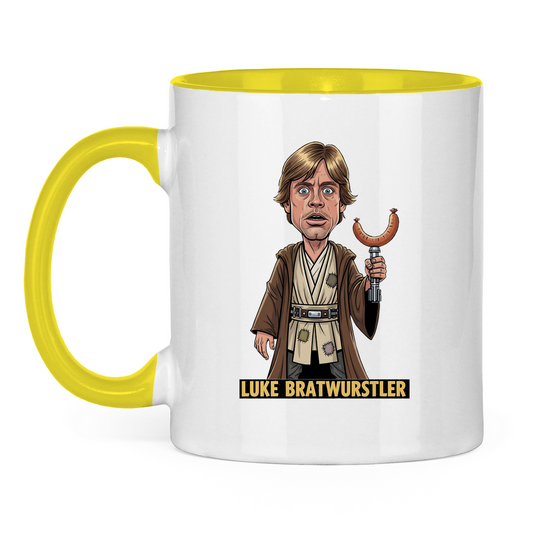 Tasse zweifarbig Luke Bratwurstler