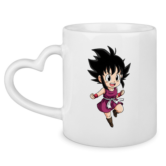 Tasse mit Herzhenkel saiyan chibiki