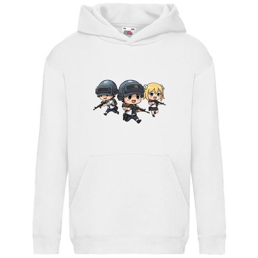 Kids Basic Hoodie Battle Royal PUBG Chibiki