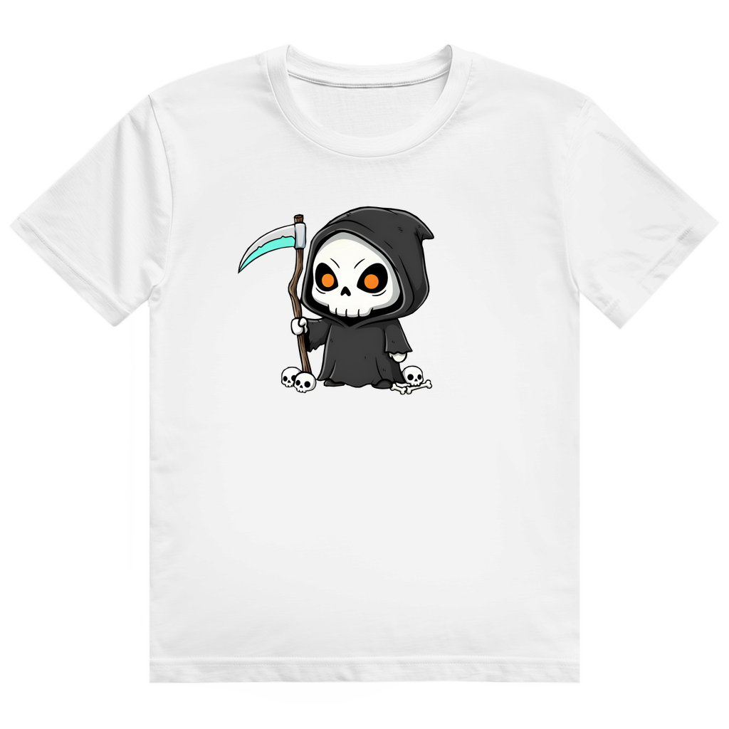 Herren Heavy Cotton T-Shirt Reaper chibi serious look