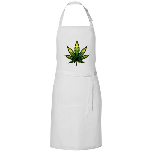 Grillschürze Cannabis Logo