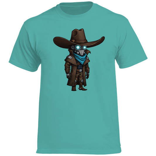Herren Heavy Cotton T-Shirt Space Cowboy chibiki