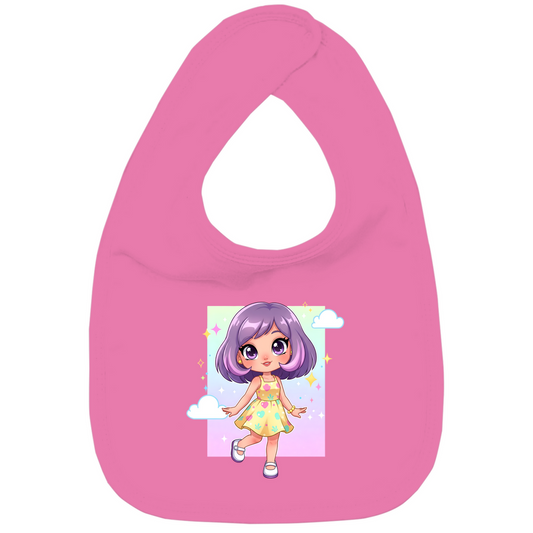 Kinder Bio Lätzchen girly girl Lila