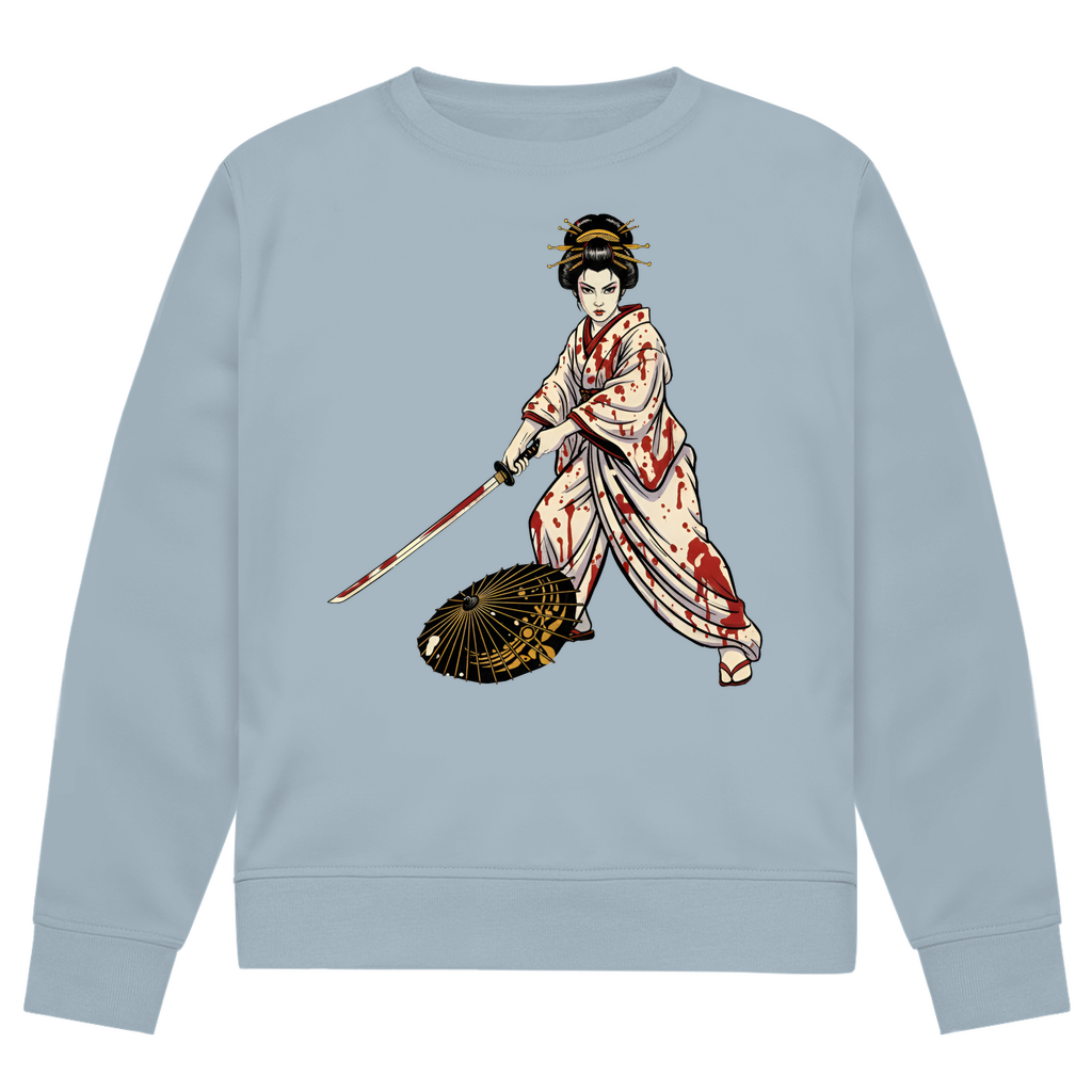 Herren Premium Bio Sweatshirt Lady Snowblood inspired - blood spill , Tarantino kill bill