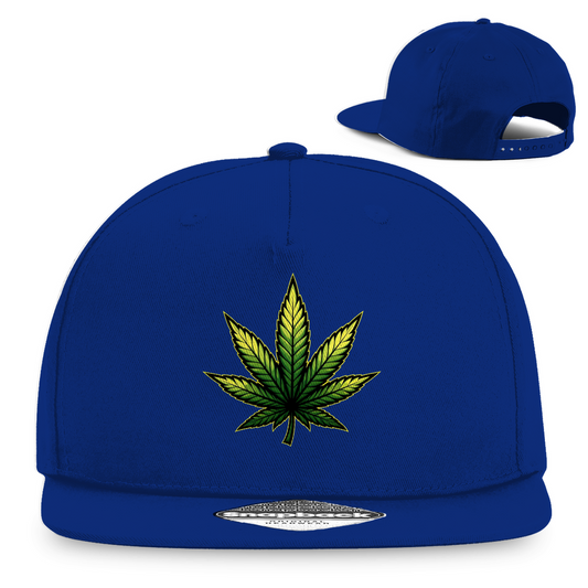 Snapback Rapper Cap Cannabis Logo