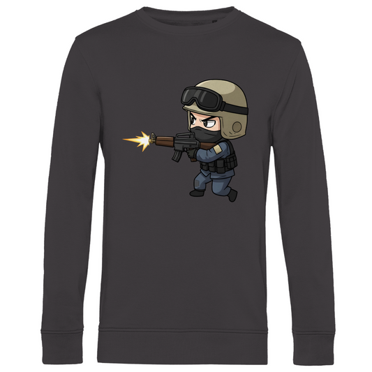 Men's Premium Organic Sweatshirt Special Forces CSGO Chibiki Counter Strike