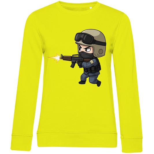 Damen Premium Bio Sweatshirt Special Forces CSGO Chibiki Counter Strike