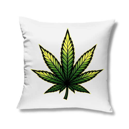 Kopfkissen Cannabis Logo