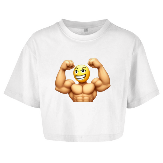 Damen Oversize Crop Top beefcake mucki-mann