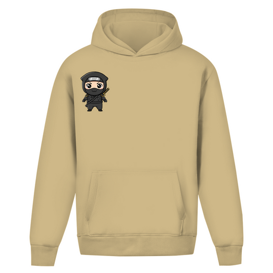 Oversize Hoodie Ohne Kordel Ninja Chibiki Shinobi black