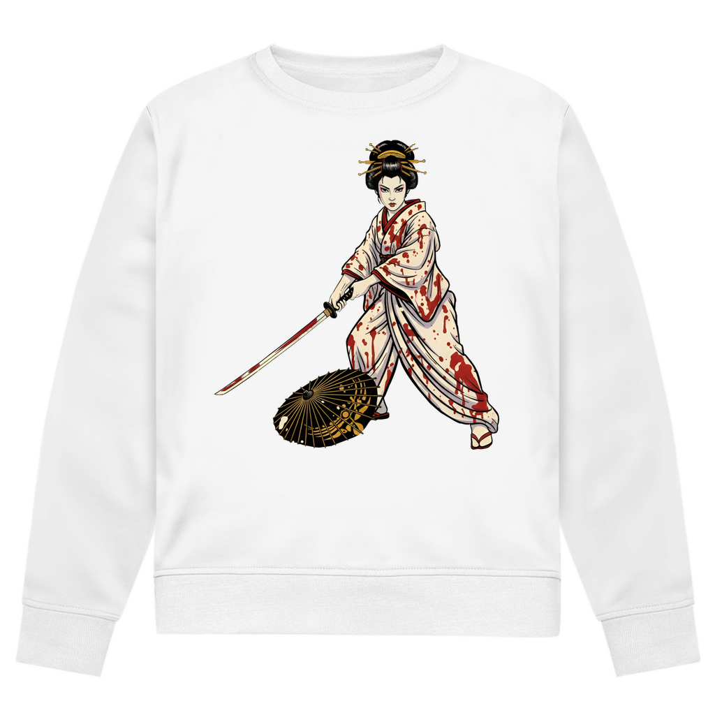 Herren Premium Bio Sweatshirt Lady Snowblood inspired - blood spill , Tarantino kill bill