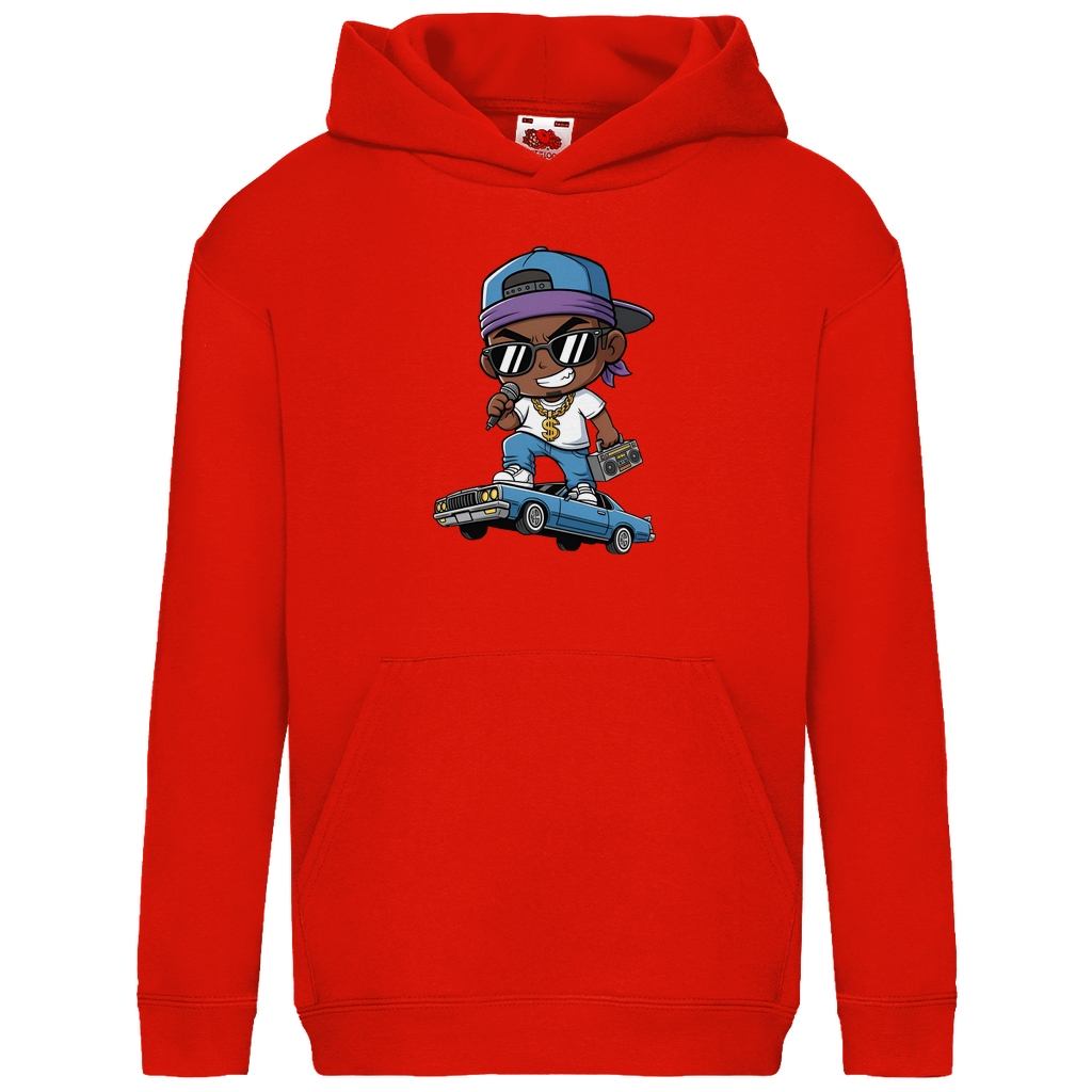 Kids Basic Hoodie Gansta Rap Parody - Westcoast inspired comic