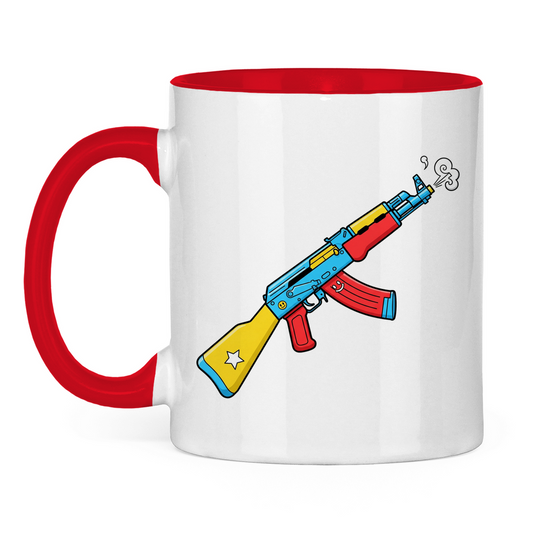 Tasse zweifarbig AK47 Freestyle Skin