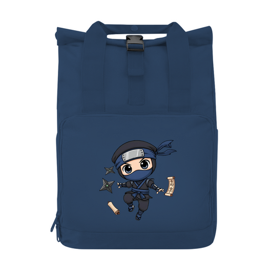 Rucksack mit Seitentasche Ninja Chibiki Shinobi scrolls and shuriken